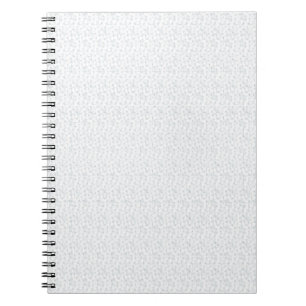 A completely white, featureless surface fills the notebook