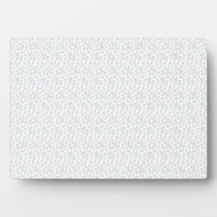 A completely white, featureless surface fills the plaque