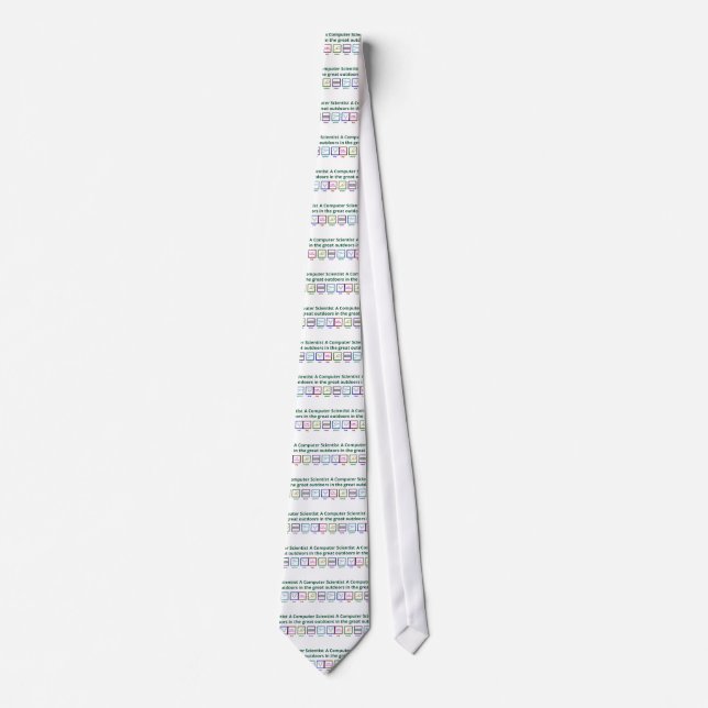 A computer scientist in the great outdoors tie (Front)