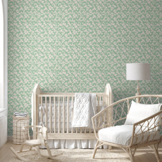 A contemporary flower design wallpaper