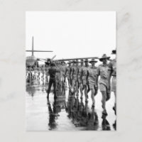 A contingent of the Royal Australian Air Force arr