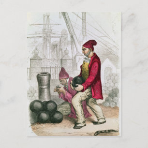A Convict in the Toulon Penal Colony Postcard
