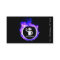 A cool blue flame DJ business card
