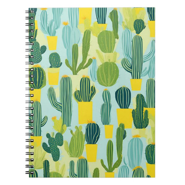 A Cool Notebook With  Elegant Botanical Art (Front)