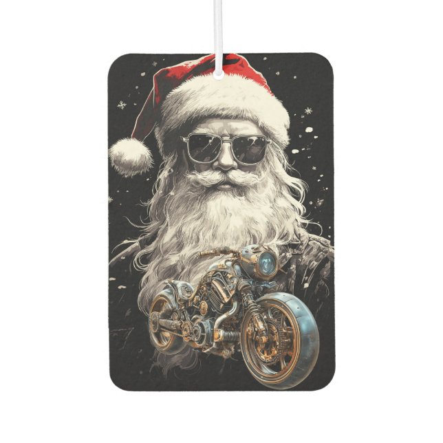 A COOL RIDE FOR SANTA AIR FRESHENER (Front)