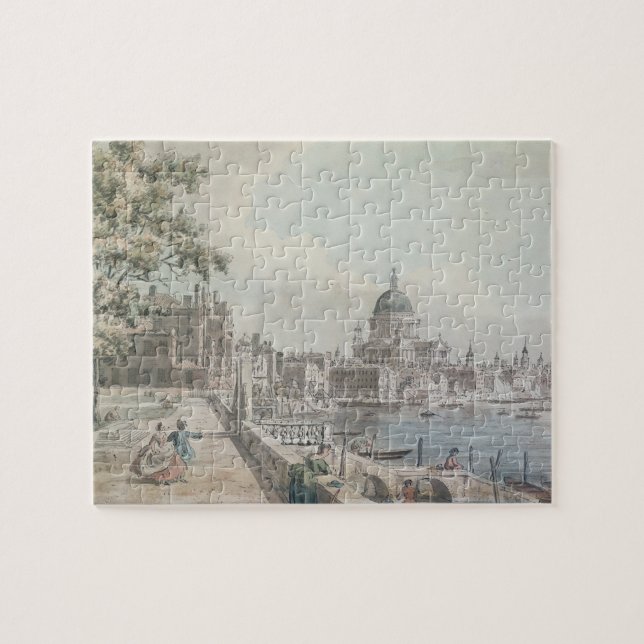 A copy of part of a drawing by Canaletto, of St. P Jigsaw Puzzle (Horizontal)