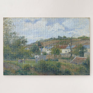 A Corner of l’Hermitage, Pontoise 1878 - Pissarro Jigsaw Puzzle