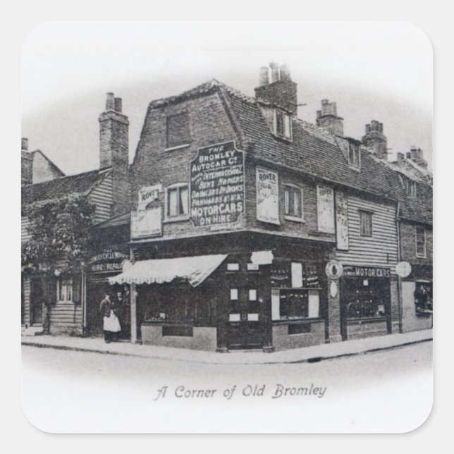 A Corner of Old Bromley Square Sticker (Front)