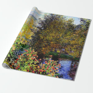 A Corner of the Garden at Montgeron Wrapping Paper