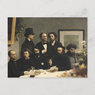 A Corner of the Table, 1872 Postcard