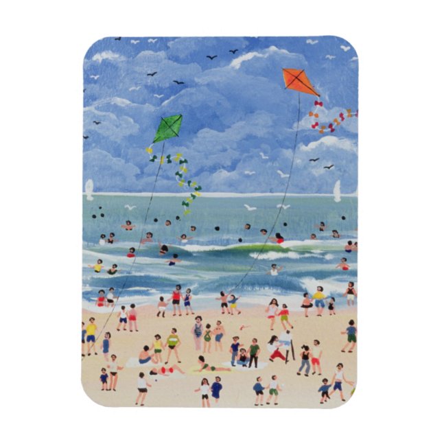 A Cornish Beach Magnet (Vertical)