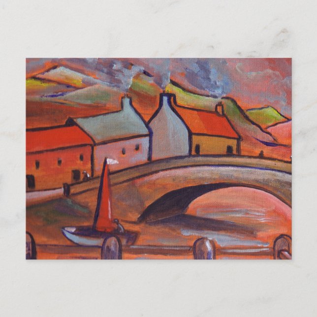 A CORNWALL VILLAGE POSTCARD (Front)