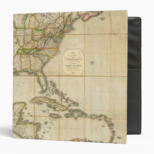 A Correct Map of the United States Binder (Front/Inside)