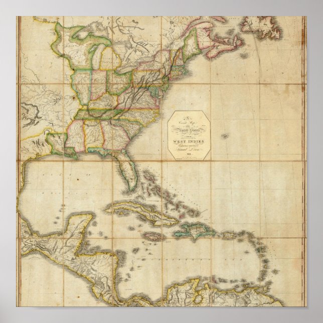 A Correct Map of the United States Poster (Front)