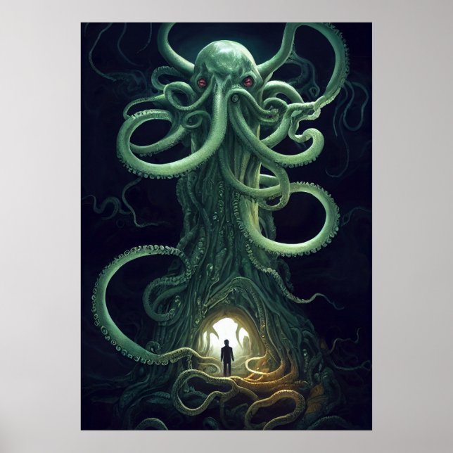 A Cosmic Horror Portal Cthulhu Poster (Front)