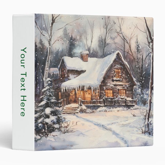A Cosy Cottage in winter Binder (Front/Spine)