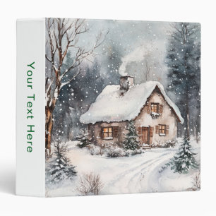 A Cosy Cottage in winter Binder