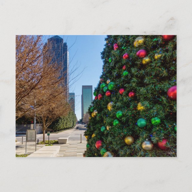 A Côté De La Carte Postale Vierge Dallas Christmas (Devant)