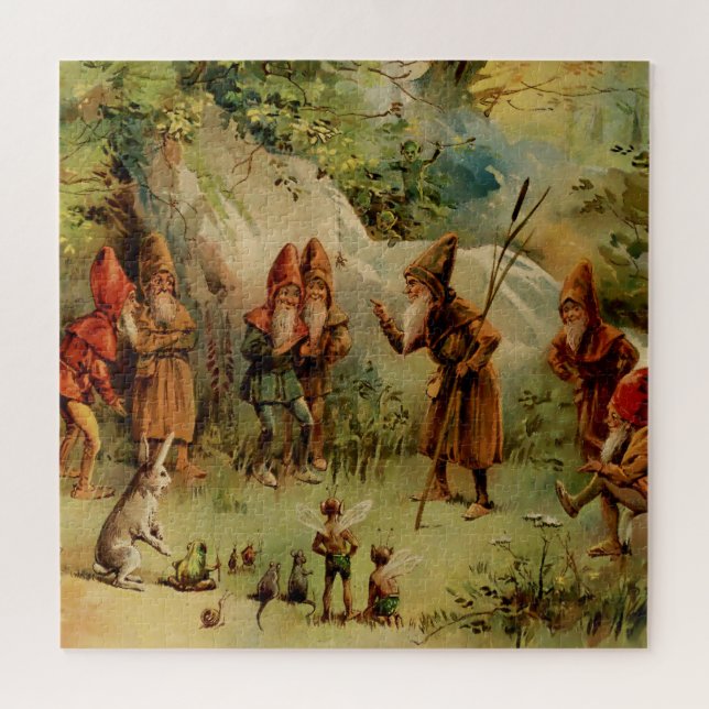 “A Council of Gnomes” by E S Hardy Jigsaw Puzzle (Horizontal)