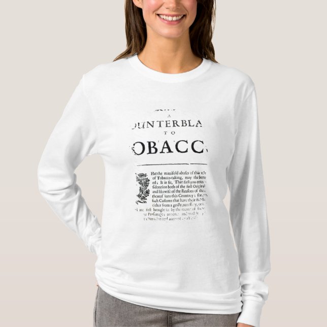 A Counterblast to Tobacco T-Shirt (Front)