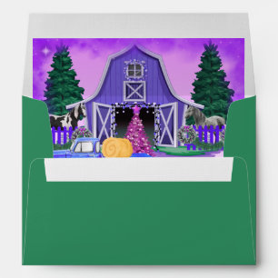 A Country Christmas Matching Envelopes