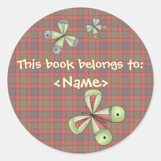 A Country Garden Butterfly Book Sticker