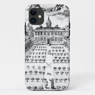 A country house garden, from 'The Gentlemen's Recr iPhone 11 Case