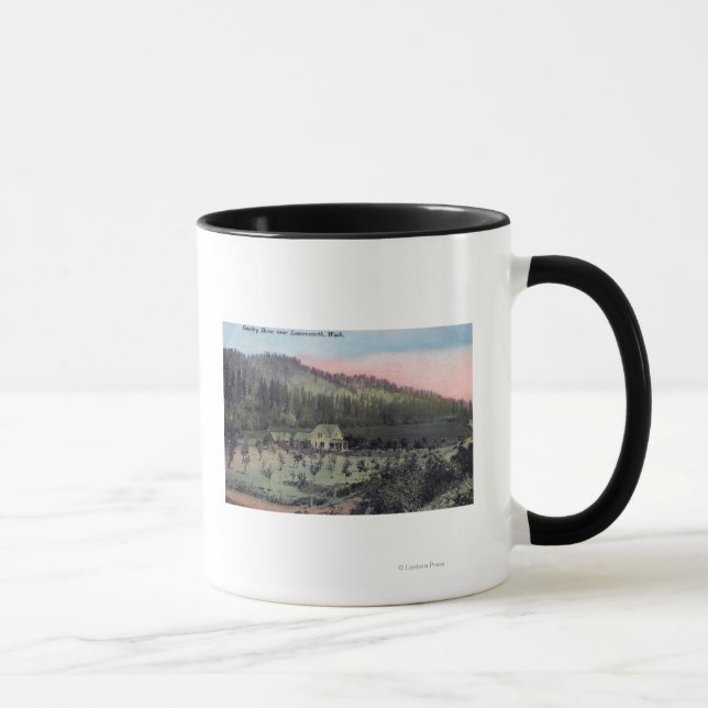A Country Residence Scene Mug (Right)