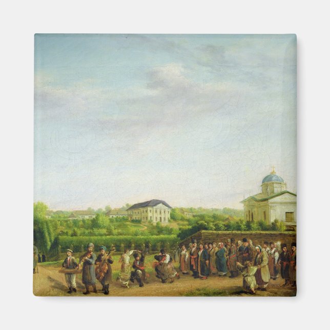 A country wedding magnet (Front)