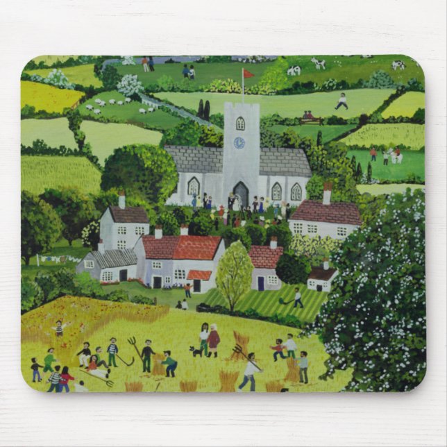 A Country Wedding Mouse Pad (Front)