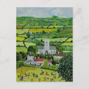 A Country Wedding Postcard