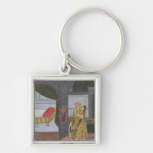 A Couple, illustration from the 'Malavi Ragini' Keychain