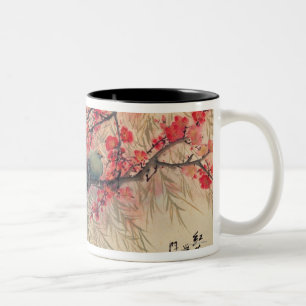 A Couple in Spring Two-Tone Coffee Mug