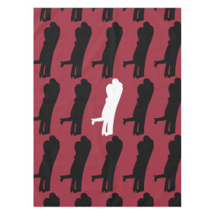 A Couple Kissing Tablecloth