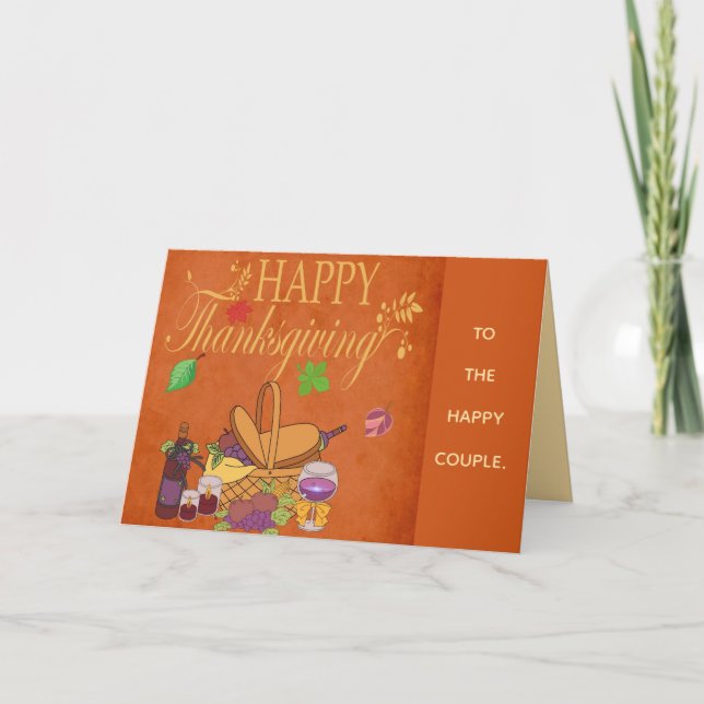 A COUPLE THANKSGIVING CARD (Front)