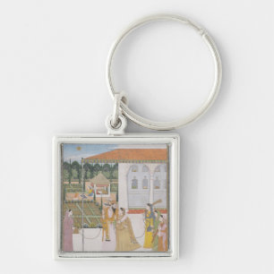 A Couple Walking Keychain