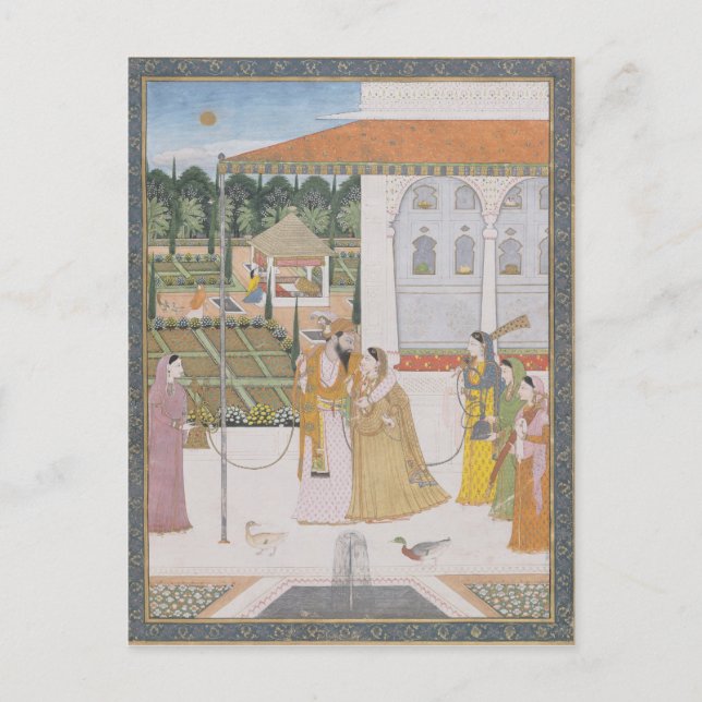 A Couple Walking Postcard (Front)