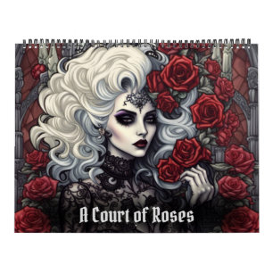 A Court of Roses by Ivy and Bat Goth Art Calendar