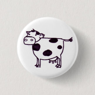 A Cow 1 Inch Round Button