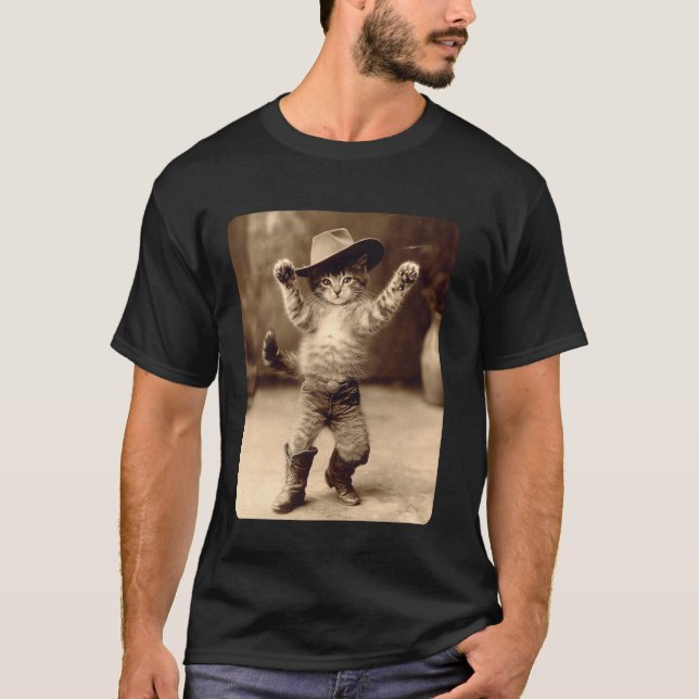 A Cowboy Cat T-Shirt (Front)