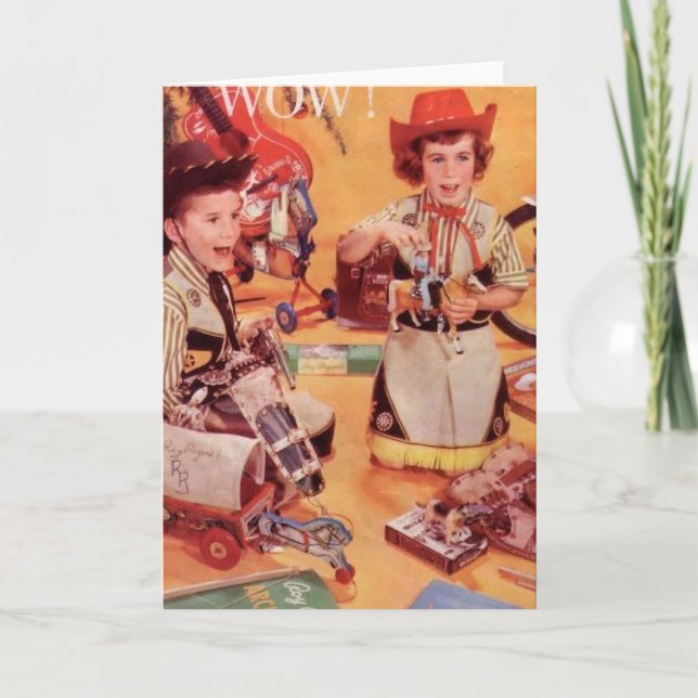 A Cowboy Christmas Holiday Card (Front)