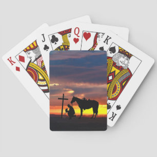 A Cowboy Prayer Playing Cards
