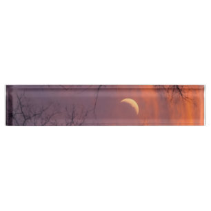 a cozy and serene atmosphere nameplate