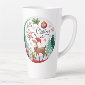 A Cozy Christmas Circle Latte Mug