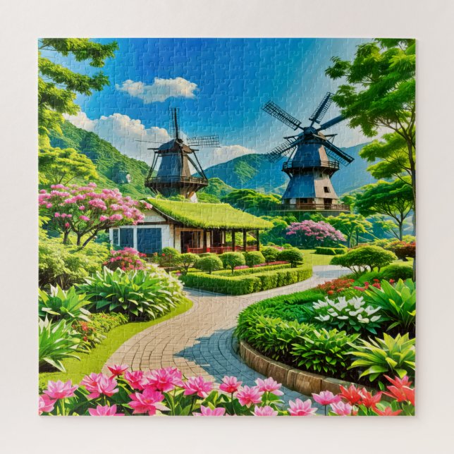 A cozy cottage  jigsaw puzzle (Vertical)