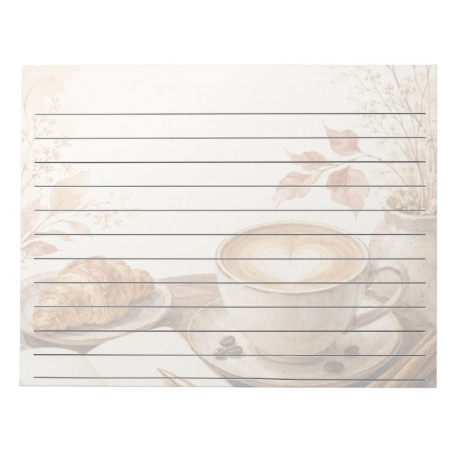 A Cozy Cup of Reflection Notepad (Front)