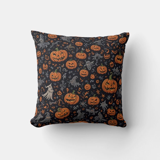 A cozy Halloween cushion (Front)