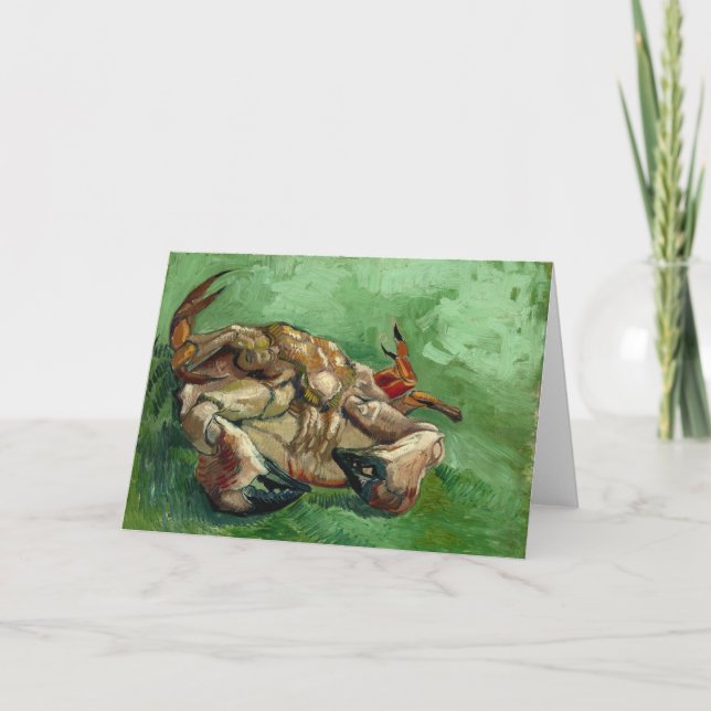 A Crab on Its Back | Vincent van Gogh Card (Front)