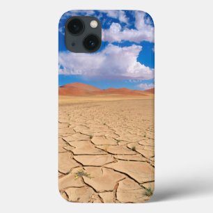 A cracked desert plain iPhone 13 case