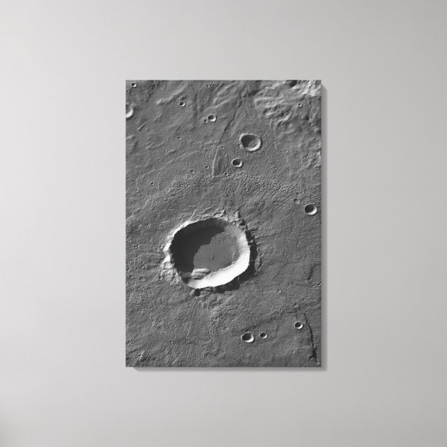 A crater on Mars Canvas Print (Front)